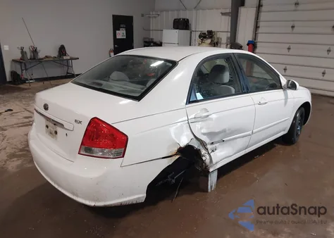 2007 Kia Spectra Ex from USA, damaged, VIN KNAFE121875473811